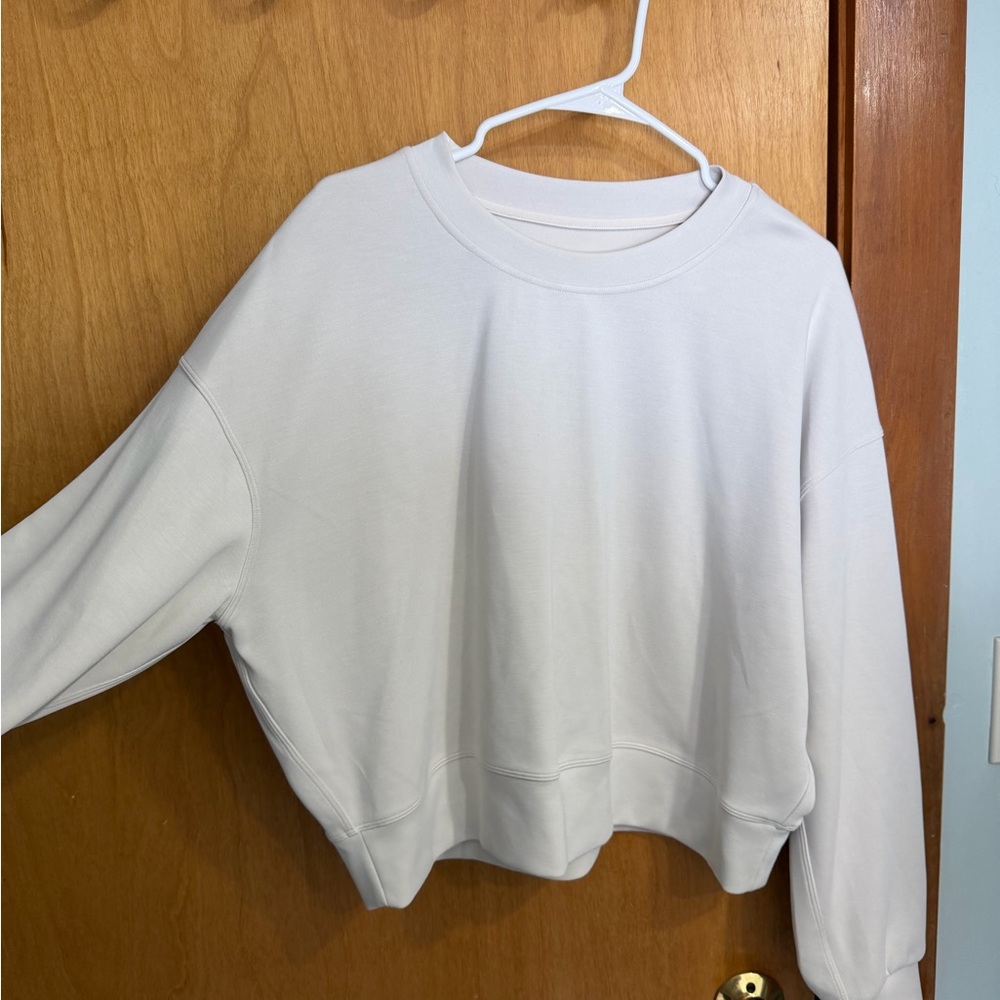 Lululemon softsteme perfectly oversized cropped crew